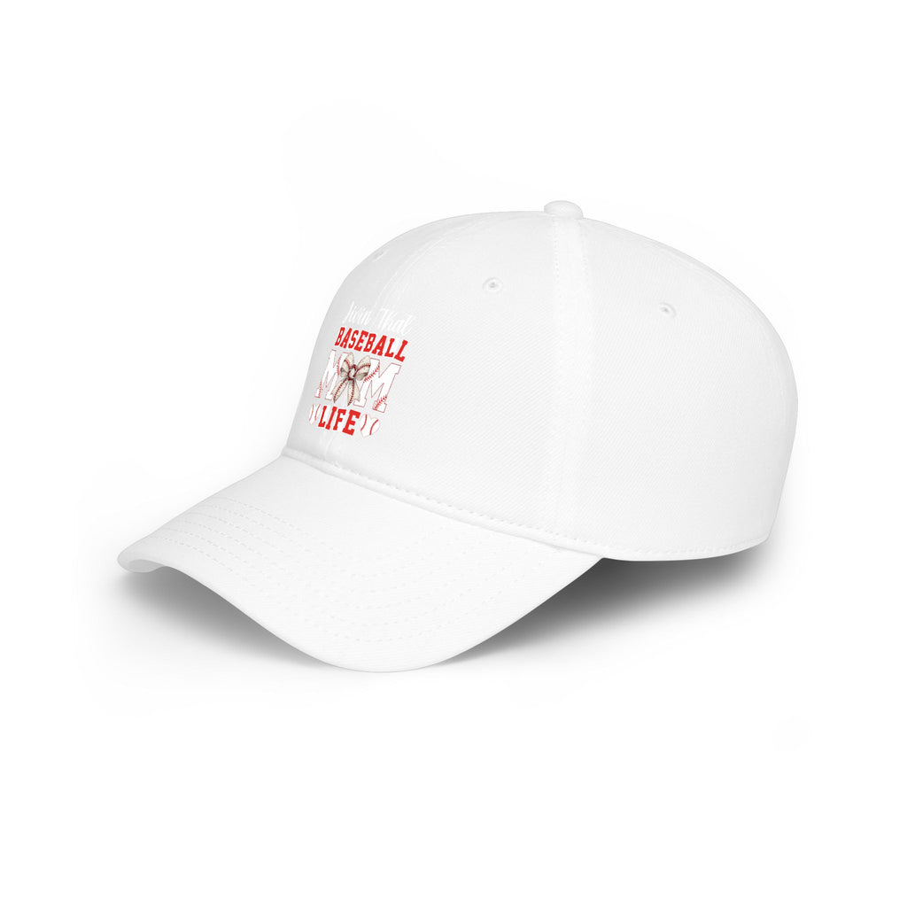 Baseball Life Low Profile Cap — 'Baseball Life' Embroidered Hat