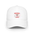 Baseball Life Low Profile Cap — 'Baseball Life' Embroidered Hat