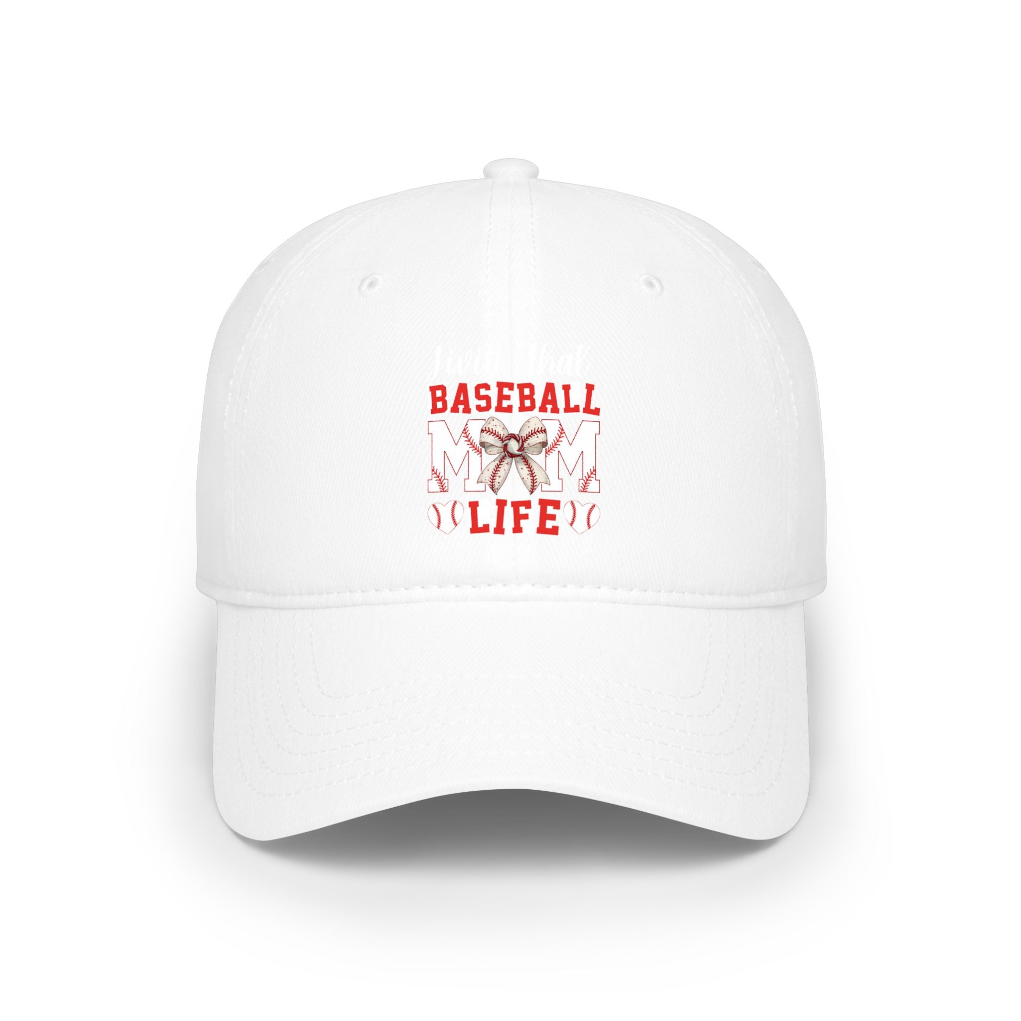 Baseball Life Low Profile Cap — 'Baseball Life' Embroidered Hat