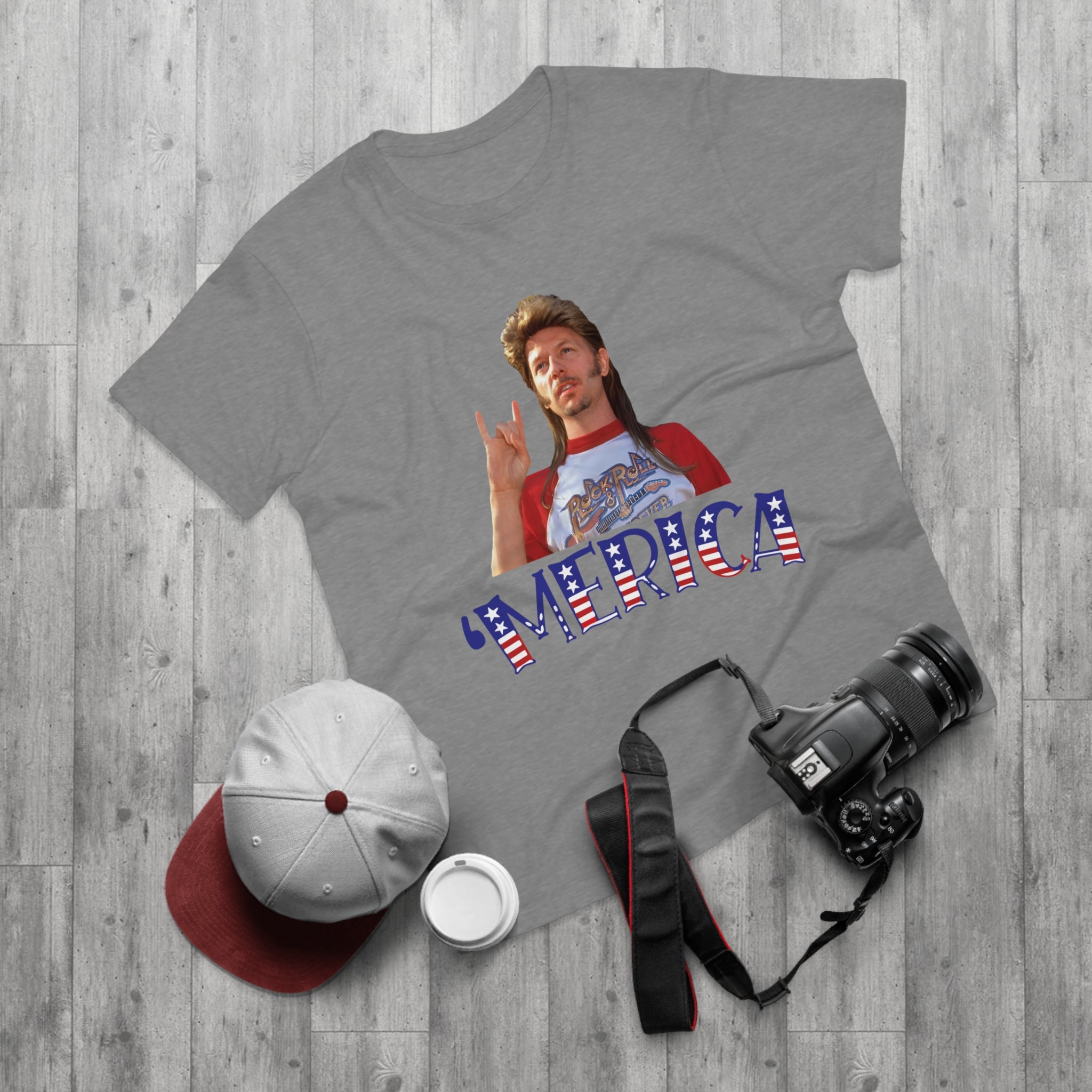 ’Merica Graphic T‑Shirt – Funny Patriotic Americana Tee