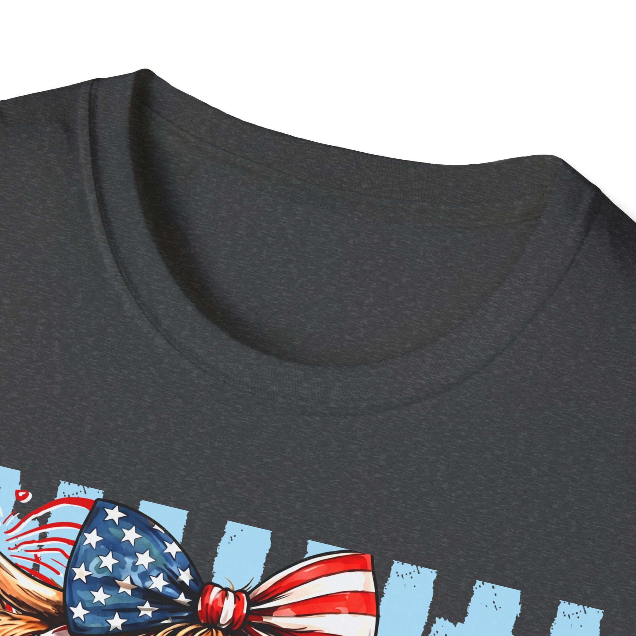 Patriotic 'Moo-rica' Cow T-Shirt — 4th of July American Flag Graphic Tee
