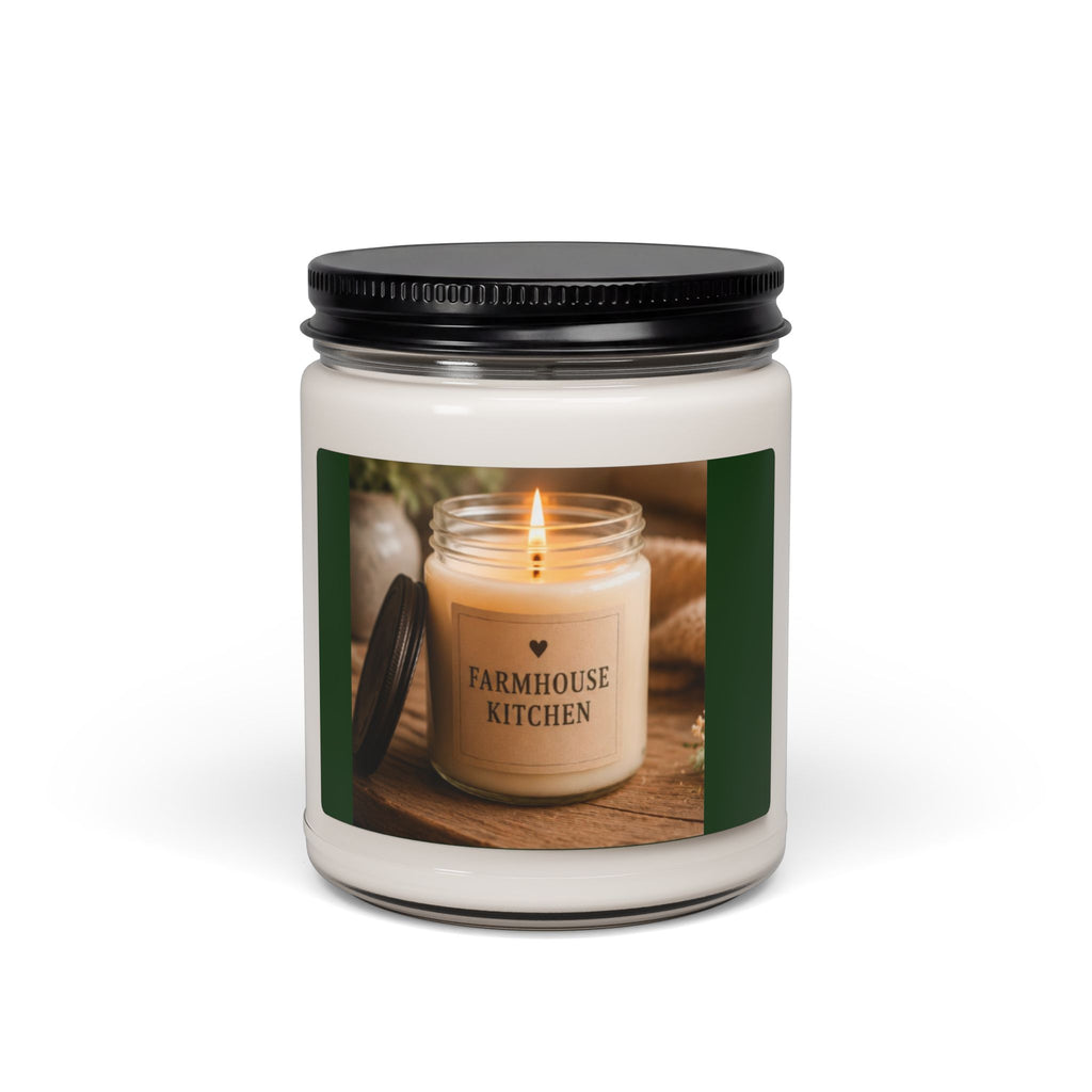 Farmhouse Kitchen Scented Soy Candle — 9oz Rustic Home Fragrance