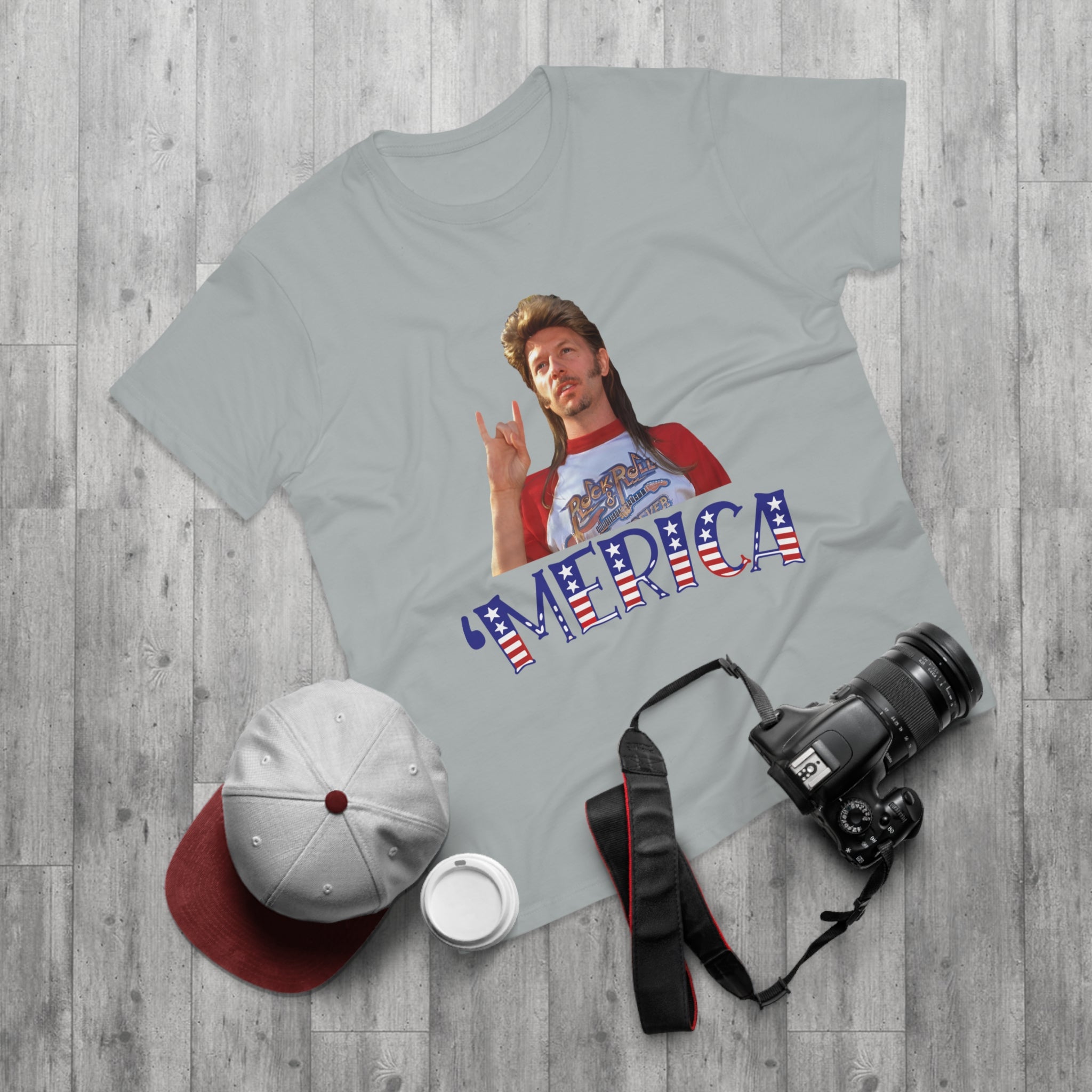 ’Merica Graphic T‑Shirt – Funny Patriotic Americana Tee